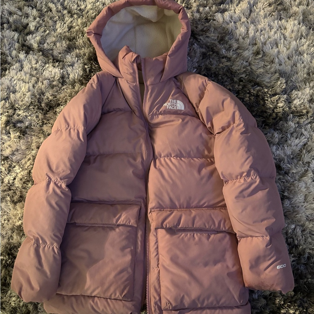 The North Face Kids Mauve Puffer Jacket